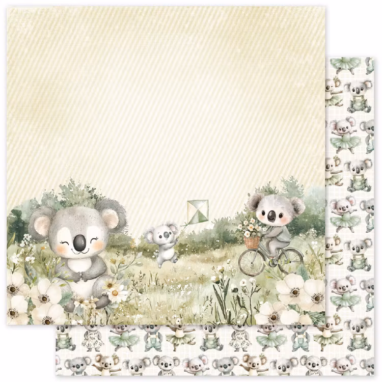Paper Rose Studio - Little Koala Adventures - B - 12x12