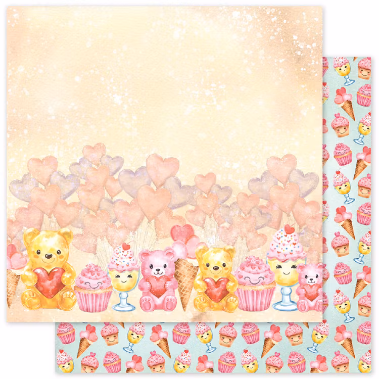 Paper Rose Studio - Perfect Pairs - B - 12x12