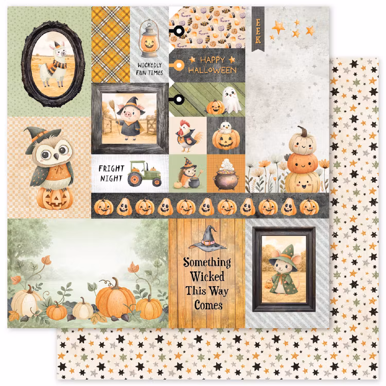 Paper Rose Studio - Halloween Harvest - A - 12x12