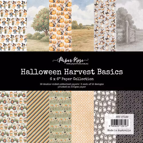 Paper Rose Studio - Halloween Harvest Basics - 6x6