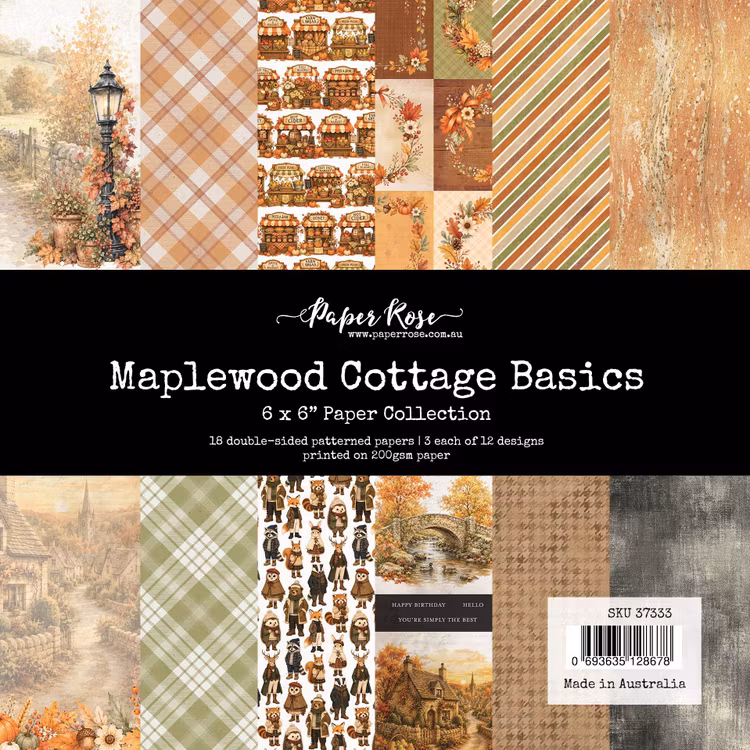 Paper Rose Studio - Maplewood Cottage Basics - 6x6