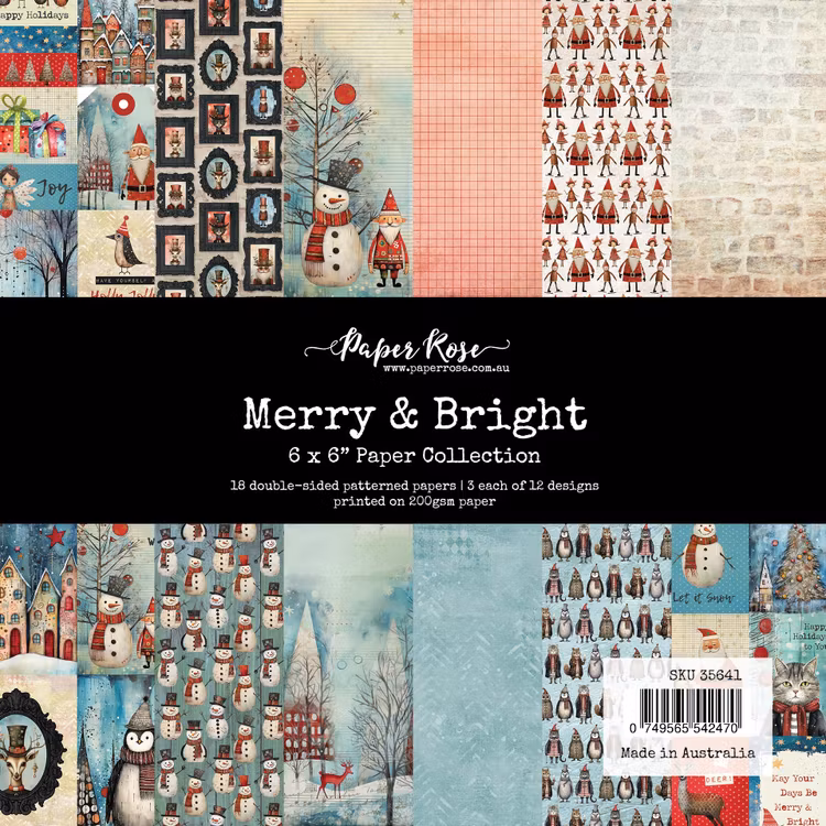 Paper Rose Studio - Merry & Bright - 6x6