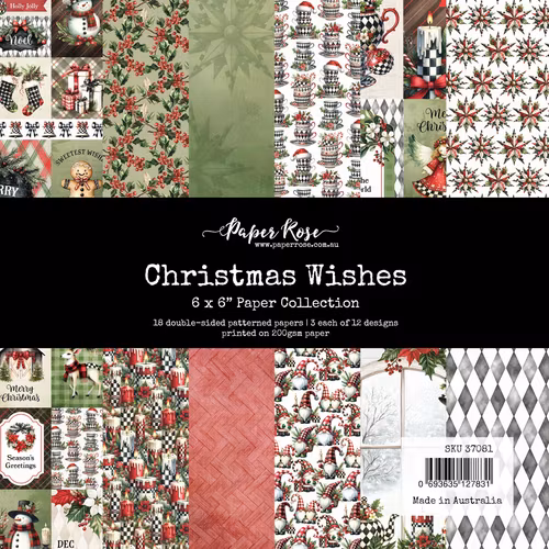 Paper Rose Studio - Christmas Wishes - 6x6