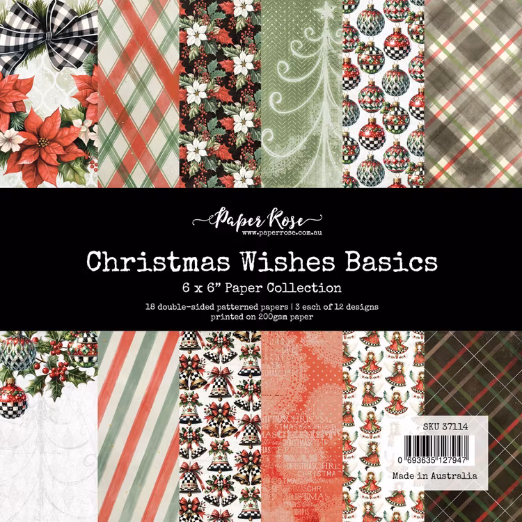 Paper Rose Studio - Christmas Wishes Basics - 6x6
