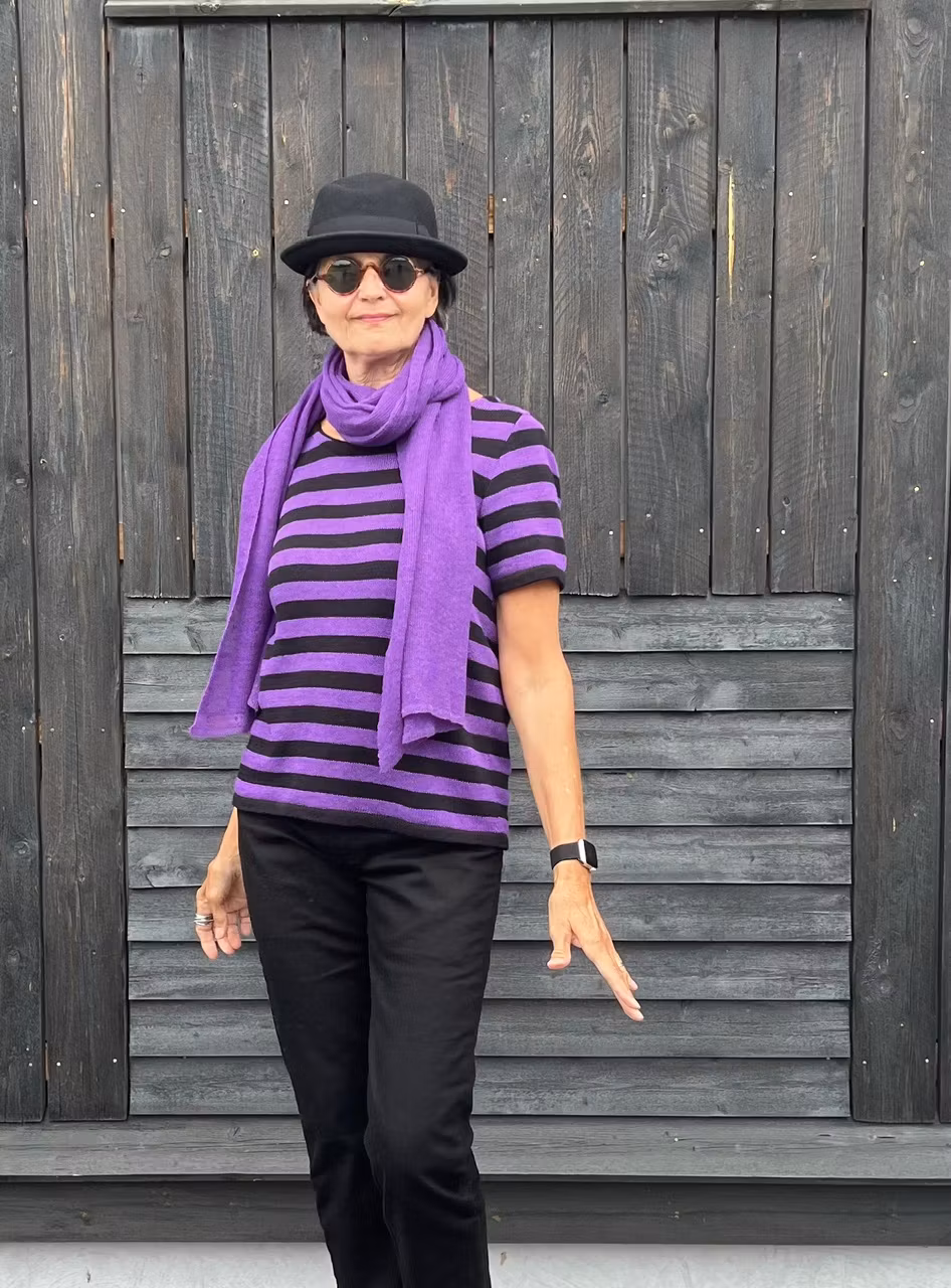Stickad jumper Stina