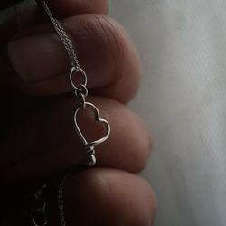 Silverhalsband Lilla Hjärtat