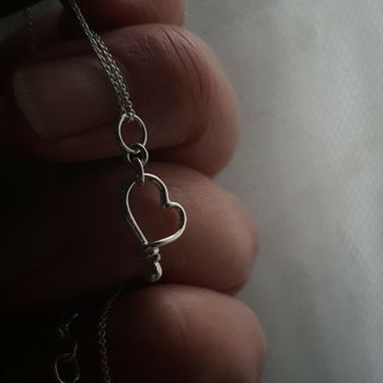 Silverhalsband Lilla Hjärtat