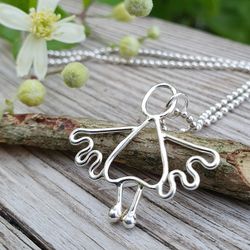 Silverängel Signe halsband