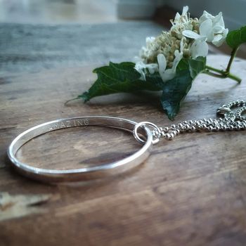 Silverhalsband Amazing