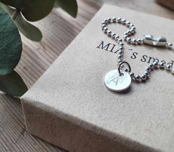 Bokstav Silverarmband/fotlänk