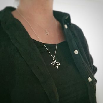 Silverängel Märta halsband