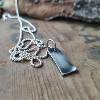 Under ytan - Silverhalsband herr / unisex