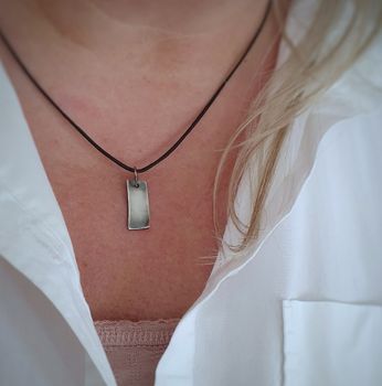 Under ytan - Silverhalsband herr / unisex