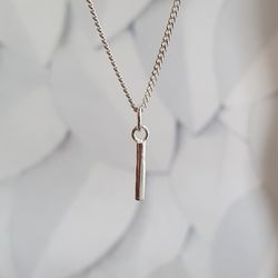 Silverhalsband Pinnen