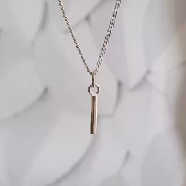 Silverhalsband Pinnen