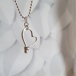 Silverhalsband Mammahjärtat