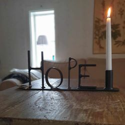 Ljusstake HOPE - Vågrät