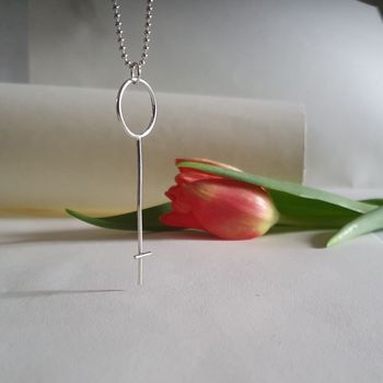 Silverhalsband Kvinnokraft Stor