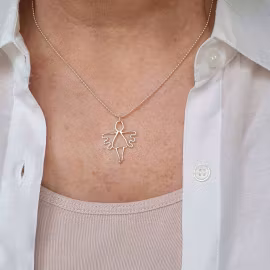 Silverängel Signe halsband