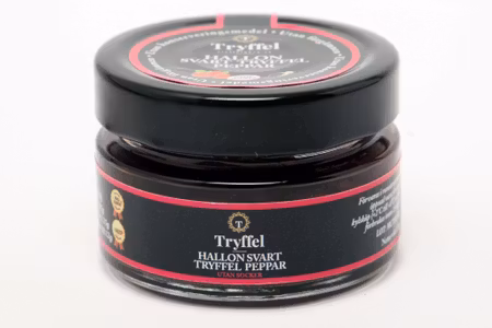 Hallonmarmelad med svart tryffel