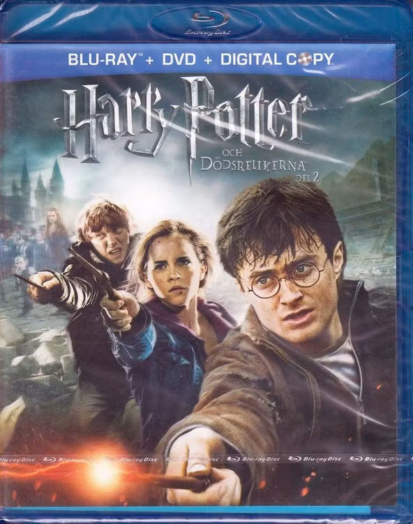 Harry Potter och Dödsrelikerna: Del 2 Blu-ray + DVD