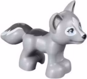 Fox with Hole Ø1,5 (Medium Stone Gray)