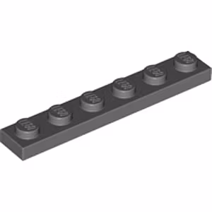Plate 1 x 6 (Dark Stone Gray)