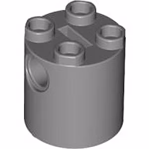 Round Brick 2 x 2 x 2 (Dark Stone Gray)