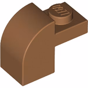 Brick with Arch 1 x 1 x 1 1/3 (Medium Dark Flesh)