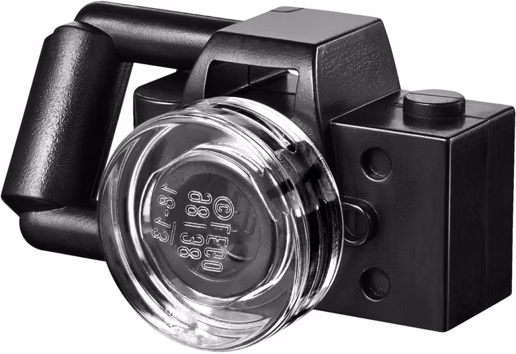 Kamera med lins (Black / Transparent Clear)