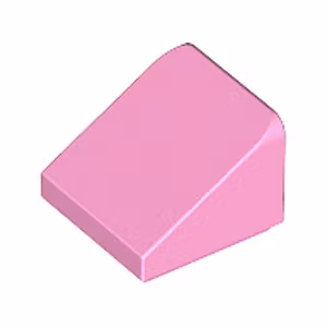 Slope 1 x 1 x 2/3 (Bright Pink)