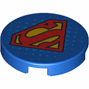 Tile 2 x 2 Round (Blue)