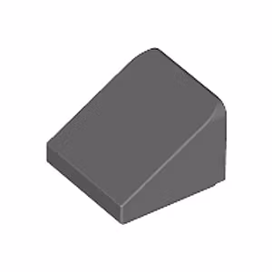 Slope 1 X 1 X.33 (Dark Stone Gray)