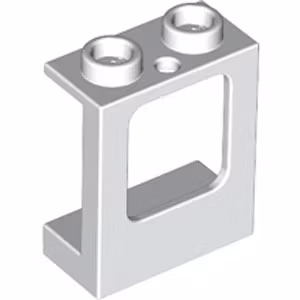 Wall 1 x 2 x 2 with Window (White)