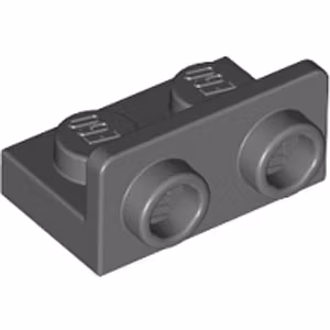 Angular Plate 1.5 Bot. 1 x 2 1/2 (Dark Stone Gray)
