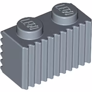 Profile Brick 1 x 2 (Sand Blue)