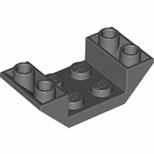 Slope 45° 4 x 2 Inverted (Dark Stone Gray)
