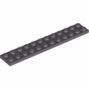 Plate 2 x 12 (Dark Stone Gray)