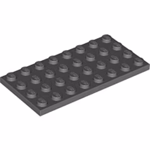 Plate 4 x 8 (Dark Stone Gray)