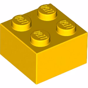 Brick 2 x 2 (Yellow)