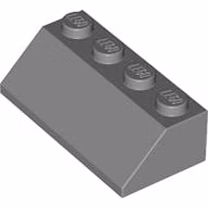 Slope 45° 2 x 4 (Dark Stone Gray)