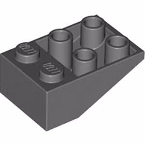 Slope 25° 2 x 3 Inverted (Dark Stone Gray)