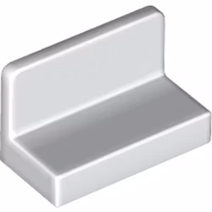 Wall 1 x 2 x 1 (White)