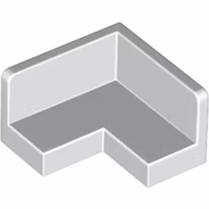 Corner Wall 2 x 2 (White)