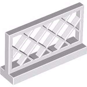 Fence 1 x 4 x 2 (White)