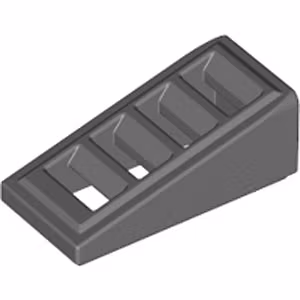 Slope with Lattice 1 x 2 x 2/3 (Dark Stone Gray)