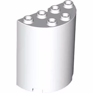 Wall Round 2 x 4 x 4 (White)