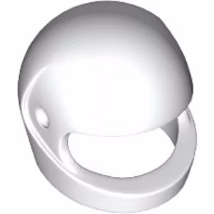 Minifigure Crash Helmet (White)