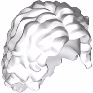 Minifigure Hair (White)
