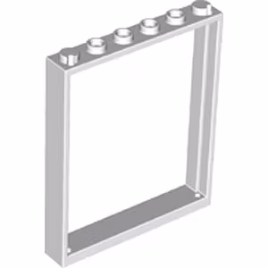 Frame 1 x 6 x 6 (White)